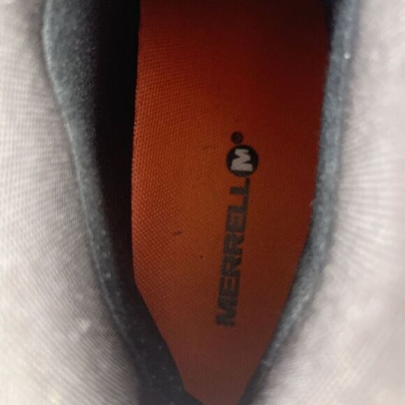 Merrell Mens Size 10 VEGO MIDLeather Waterproof Brown Hiking Lace Up Boot Shoes - Picture 6 of 10